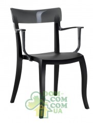 Стул с подлокотниками Papatya Hera-K черный