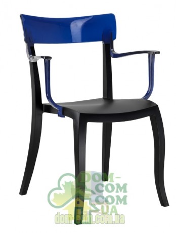 Стул с подлокотниками Papatya Hera-K черный