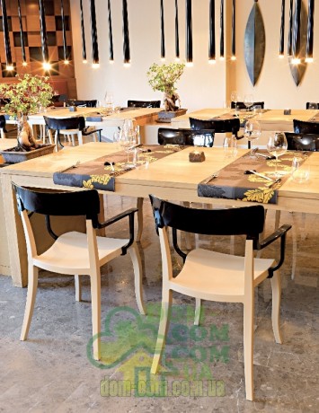 Стул с подлокотниками Papatya Hera-K черный