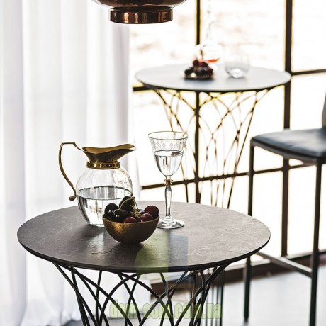 Небольшой барный стол на ажурном основании Cattelan Italia Nido Keramik Bistrot