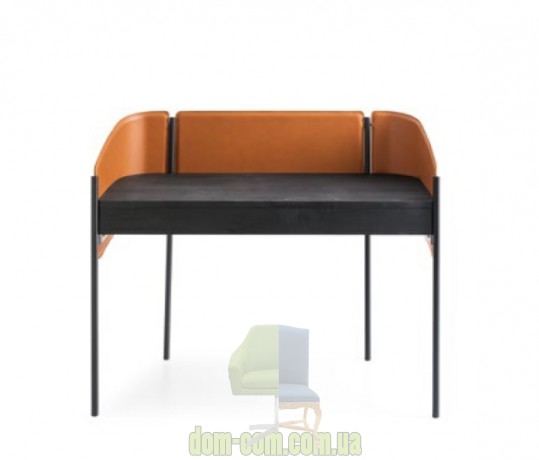 Стол письменный в регенерированной коже Calligaris Biblio CS/4116