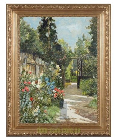 Картина маслом в раме Подворье детства Turri Paolo Barj Buzzoni