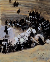 Картина маслом в раме Оркестр Turri Paolo Barj Buzzoni