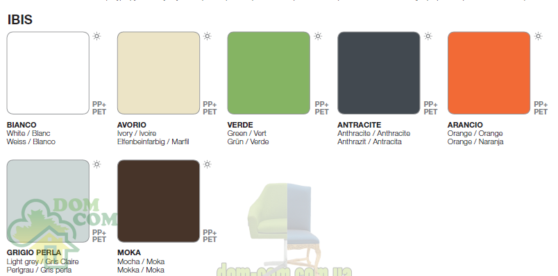 Стул барный Metalmobil ibis 302