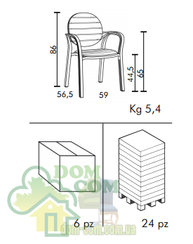 Кресло Nardi Palma