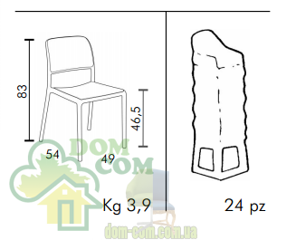 Стул Nardi Riva Bistrot