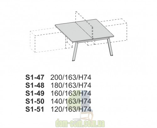 Офисный стол Balma Simplic