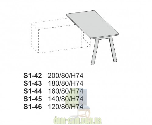 Офисный стол Balma Simplic
