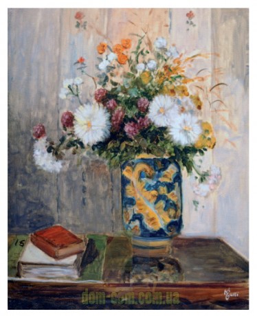Картина маслом Цветы в китайской вазе Barj Buzzoni