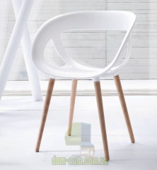 Кресло на ножках из полимера или дерева Gaber Moema