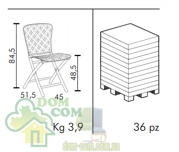 Стул Nardi Zac Spring