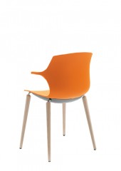 Стул для посетителей на деревянных ножках Sesta Frill