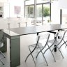 Консоль-трансфомер из стекла Ozzio Italia Glass