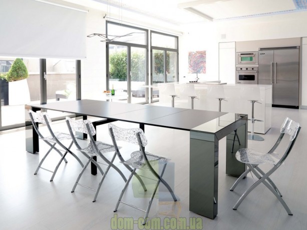 Консоль-трансфомер из стекла Ozzio Italia Glass