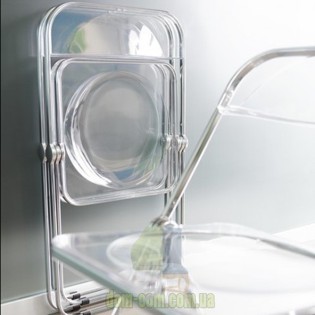 Прозрачный стул Anonima Castelli Plia by Giancarlo Piretti