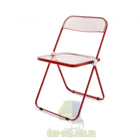 Прозрачный стул Anonima Castelli Plia by Giancarlo Piretti