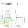 Стул Metalmobil Kyomi S0244